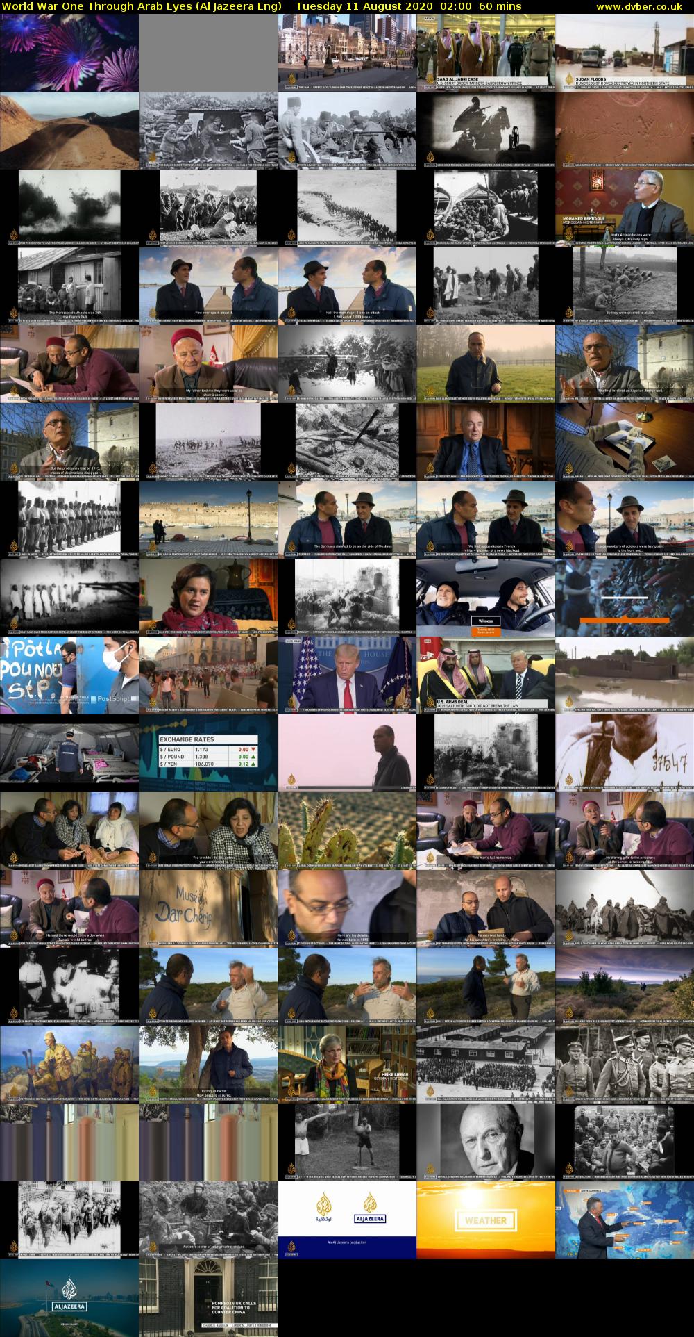World War One Through Arab Eyes (Al Jazeera Eng) Tuesday 11 August 2020 02:00 - 03:00