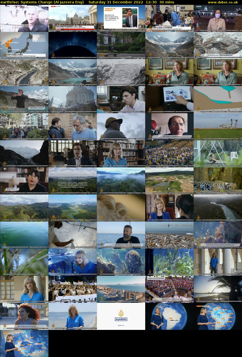 earthrise: Systems Change (Al Jazeera Eng) Saturday 31 December 2022 12:30 - 13:00