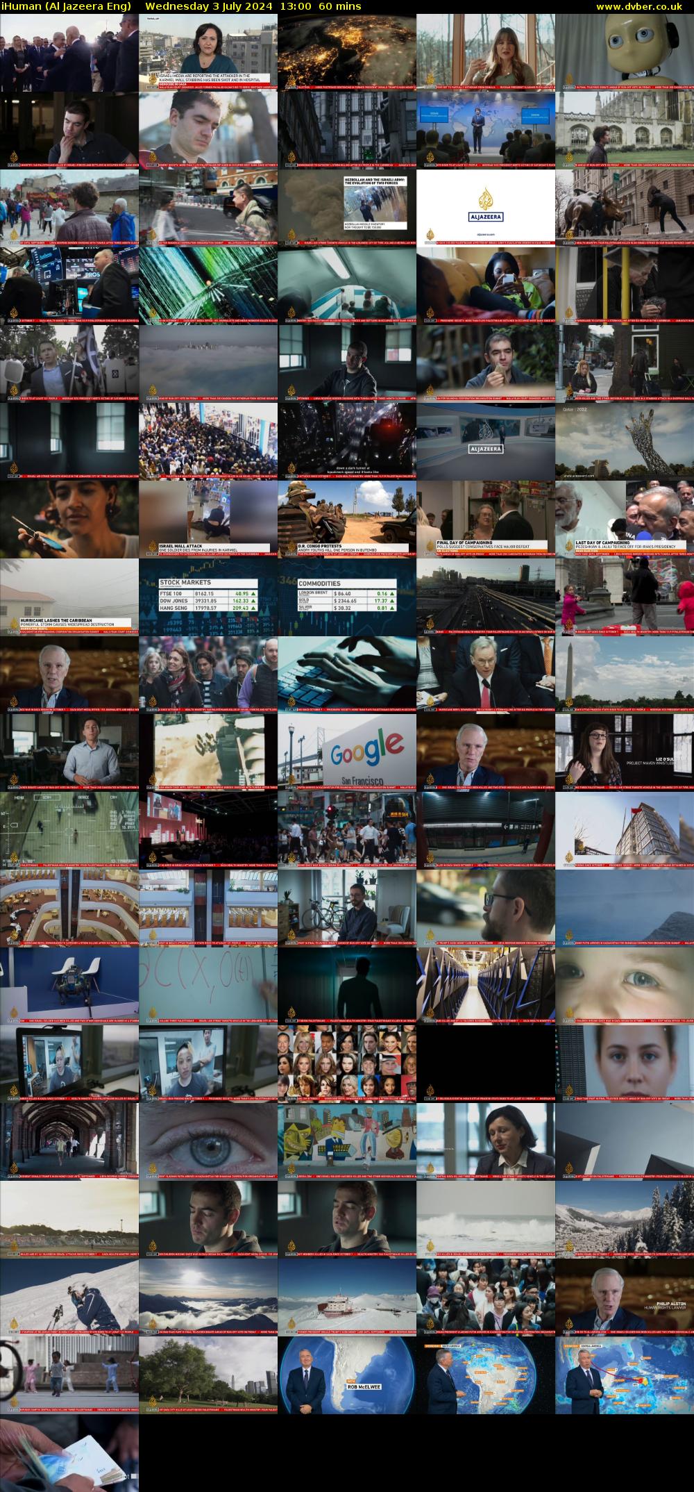 iHuman (Al Jazeera Eng) Wednesday 3 July 2024 13:00 - 14:00