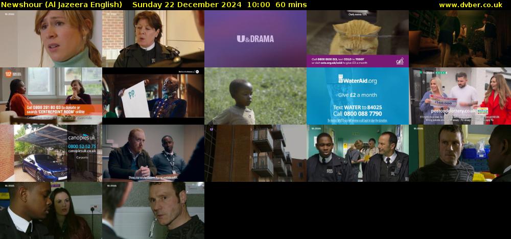 Newshour (Al Jazeera English) Sunday 22 December 2024 10:00 - 11:00