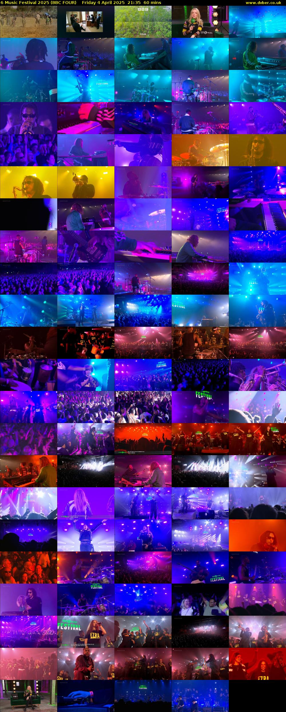 6 Music Festival 2025 (BBC FOUR) Friday 4 April 2025 21:35 - 22:35