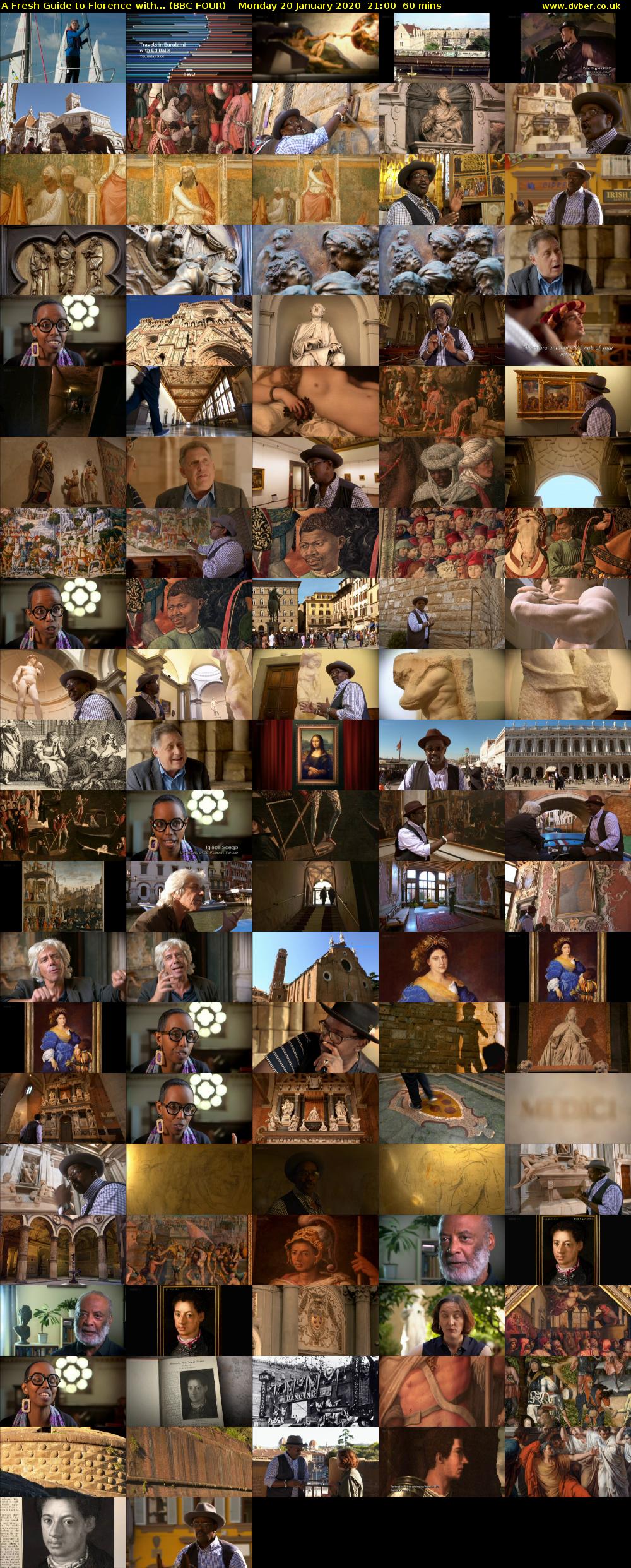 A Fresh Guide to Florence with... (BBC FOUR) Monday 20 January 2020 21:00 - 22:00