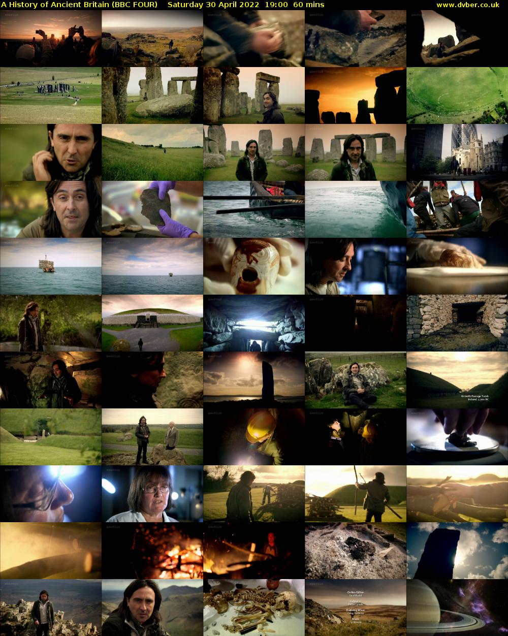 A History of Ancient Britain (BBC FOUR) Saturday 30 April 2022 19:00 - 20:00