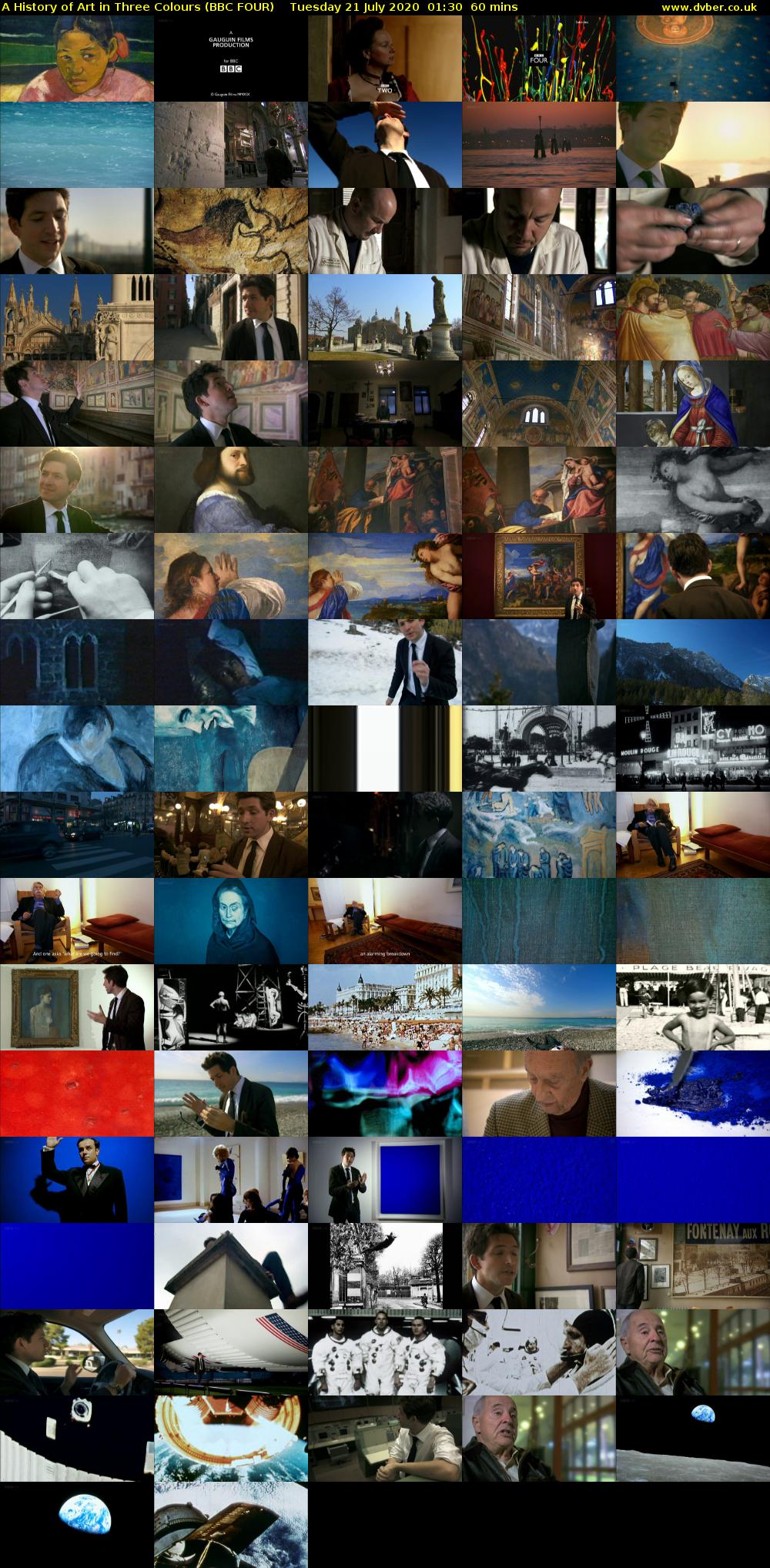 A History of Art in Three Colours (BBC FOUR) Tuesday 21 July 2020 01:30 - 02:30