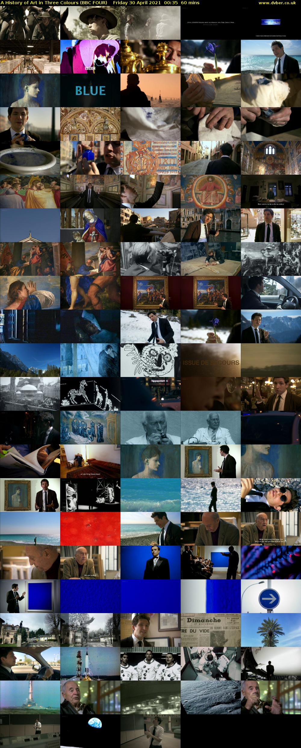 A History of Art in Three Colours (BBC FOUR) Friday 30 April 2021 00:35 - 01:35
