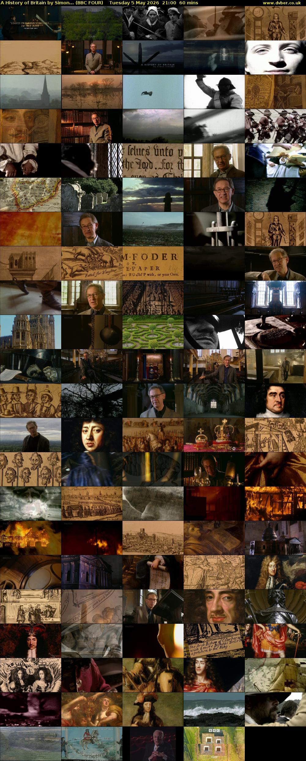 A History of Britain by Simon... (BBC FOUR) Tuesday 5 May 2026 21:00 - 22:00