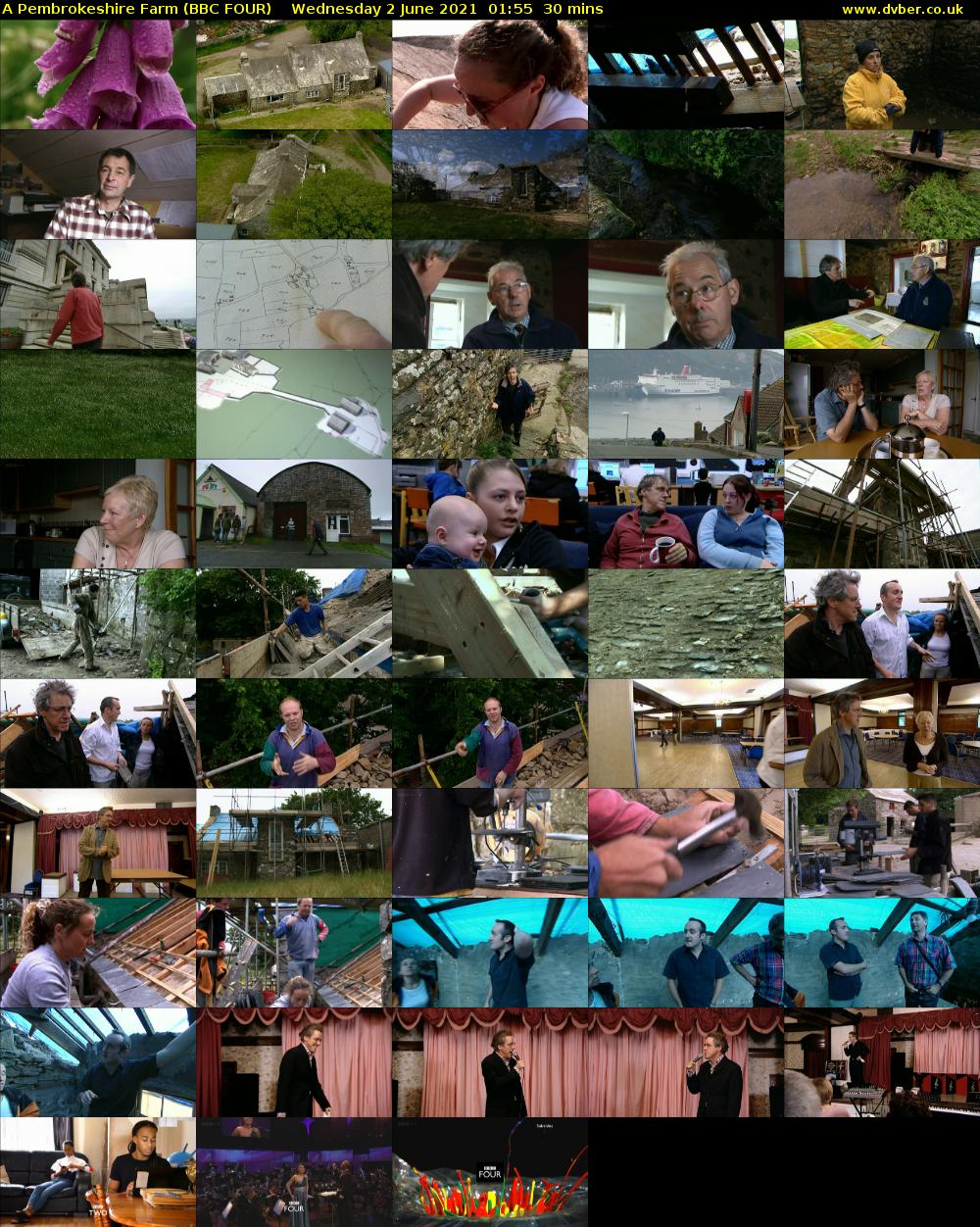 A Pembrokeshire Farm (BBC FOUR) Wednesday 2 June 2021 01:55 - 02:25