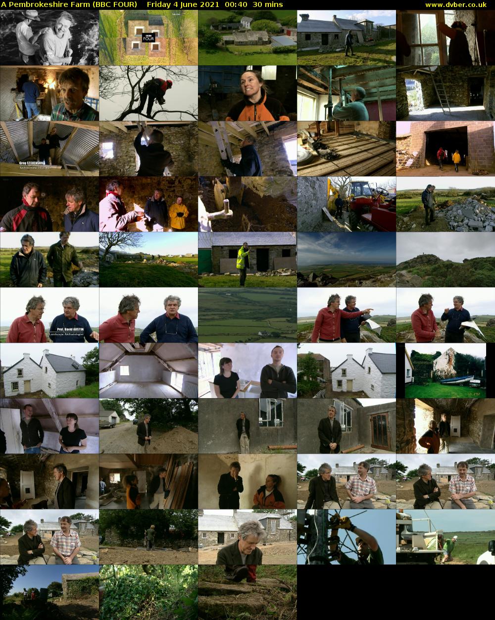 A Pembrokeshire Farm (BBC FOUR) Friday 4 June 2021 00:40 - 01:10
