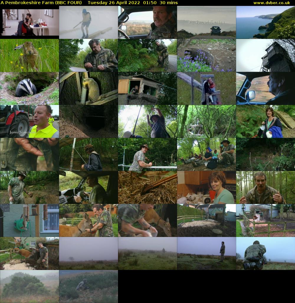 A Pembrokeshire Farm (BBC FOUR) Tuesday 26 April 2022 01:50 - 02:20