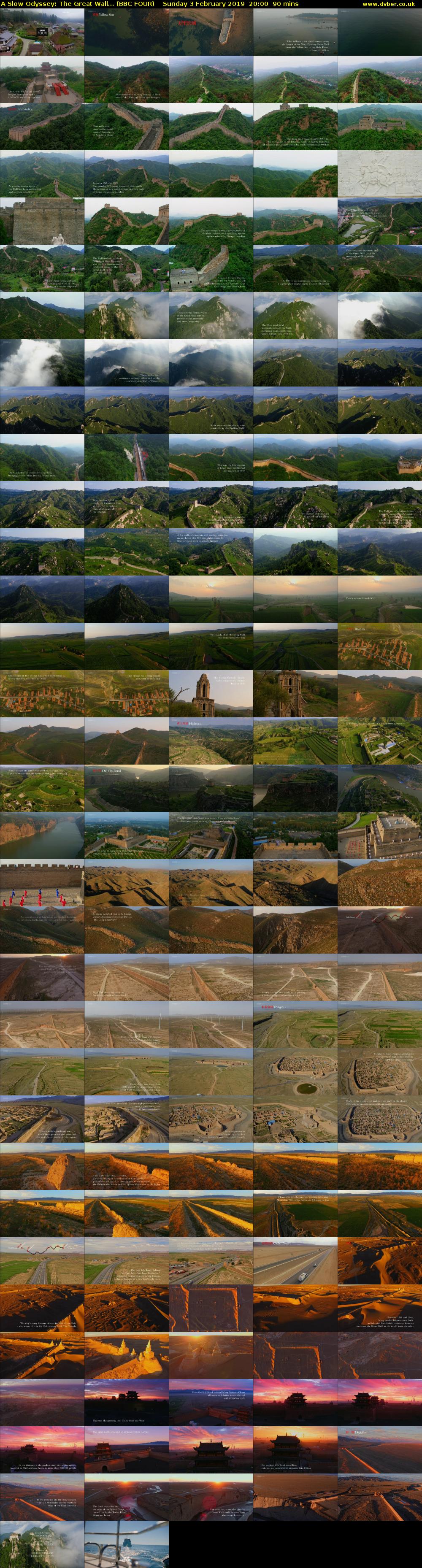 A Slow Odyssey: The Great Wall... (BBC FOUR) Sunday 3 February 2019 20:00 - 21:30