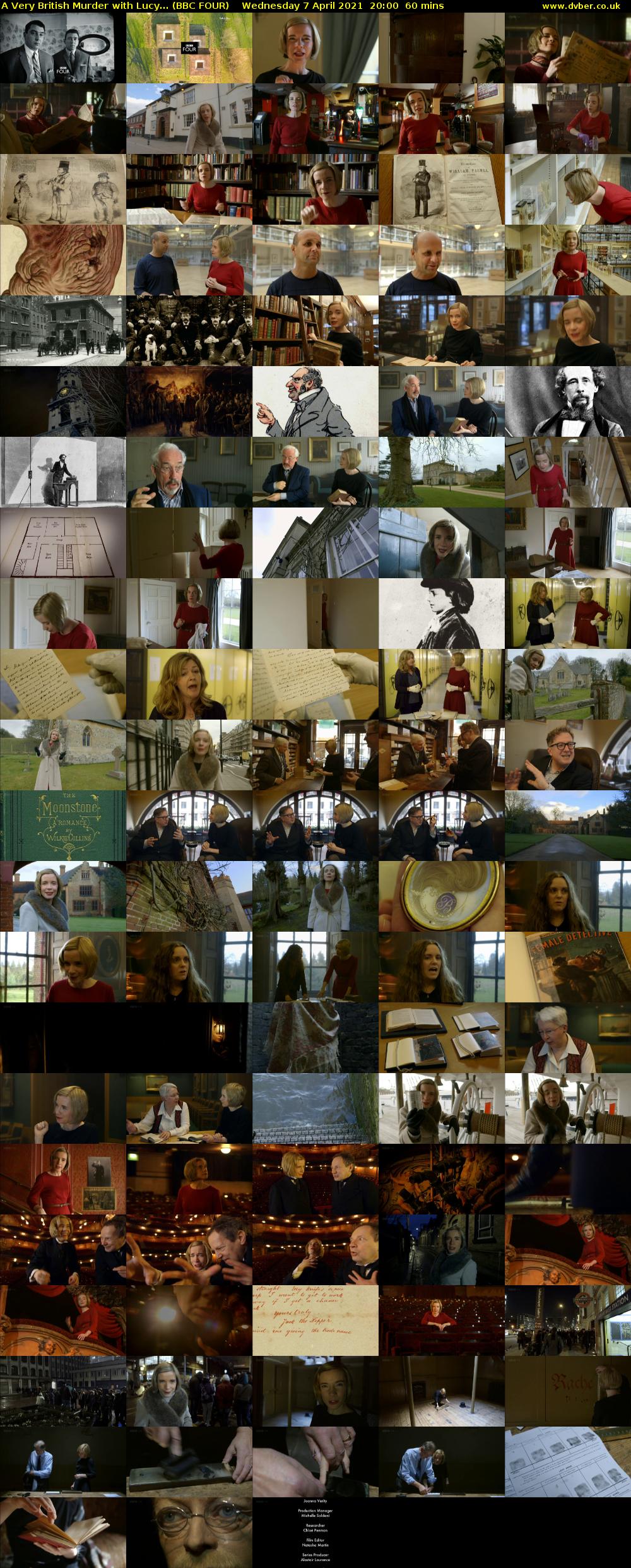A Very British Murder with Lucy... (BBC FOUR) Wednesday 7 April 2021 20:00 - 21:00