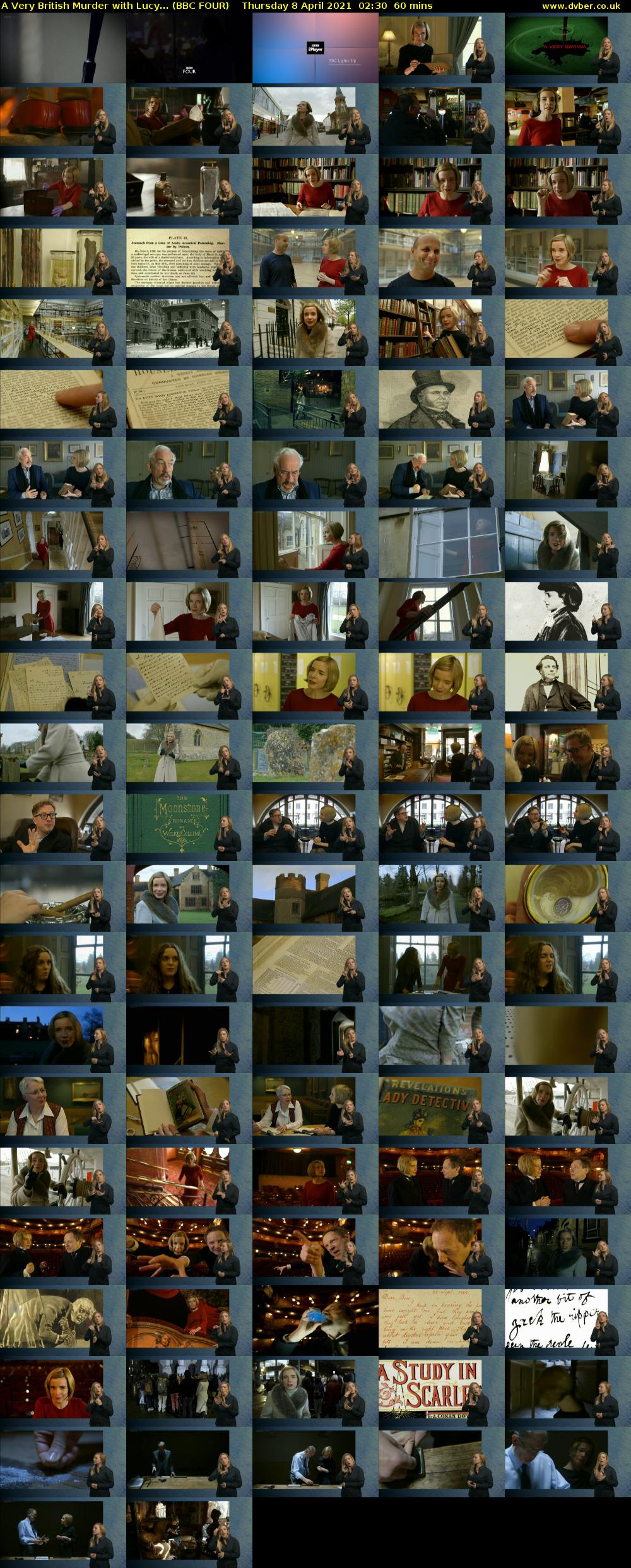 A Very British Murder with Lucy... (BBC FOUR) Thursday 8 April 2021 02:30 - 03:30