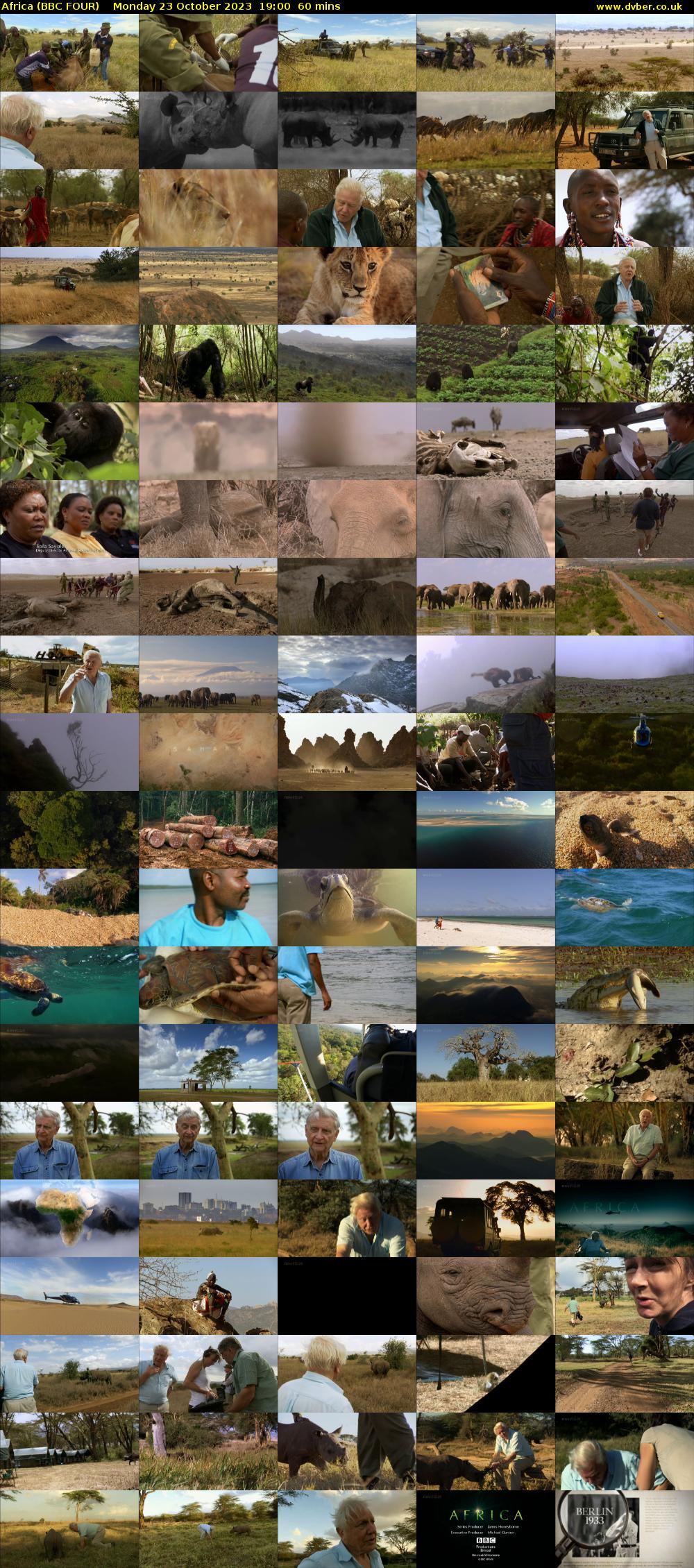 Africa (BBC FOUR) Monday 23 October 2023 19:00 - 20:00