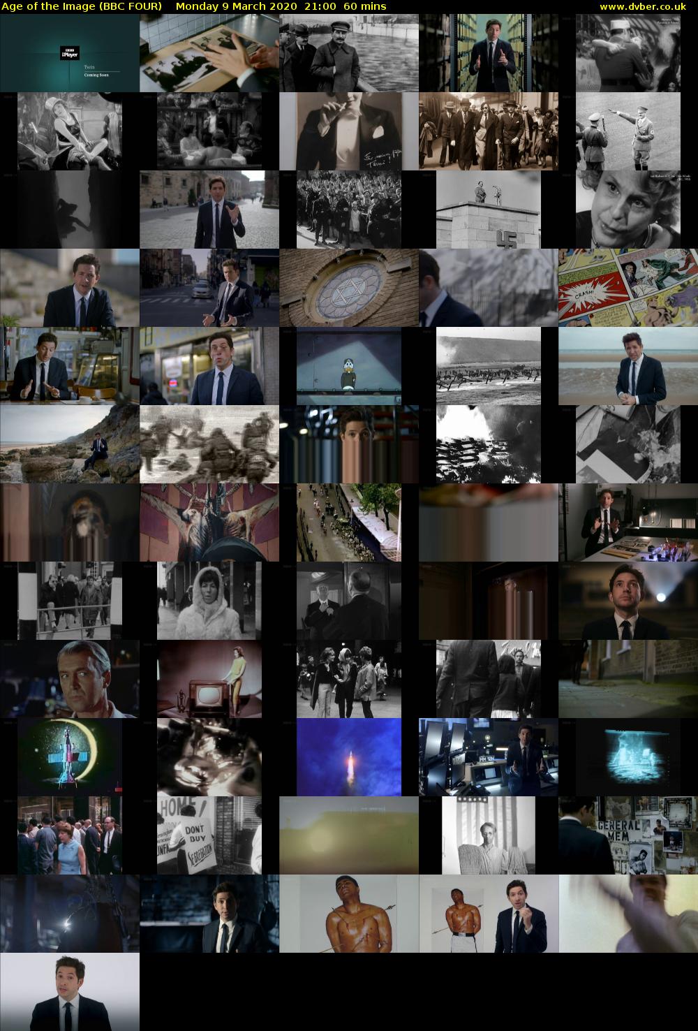 Age of the Image (BBC FOUR) Monday 9 March 2020 21:00 - 22:00