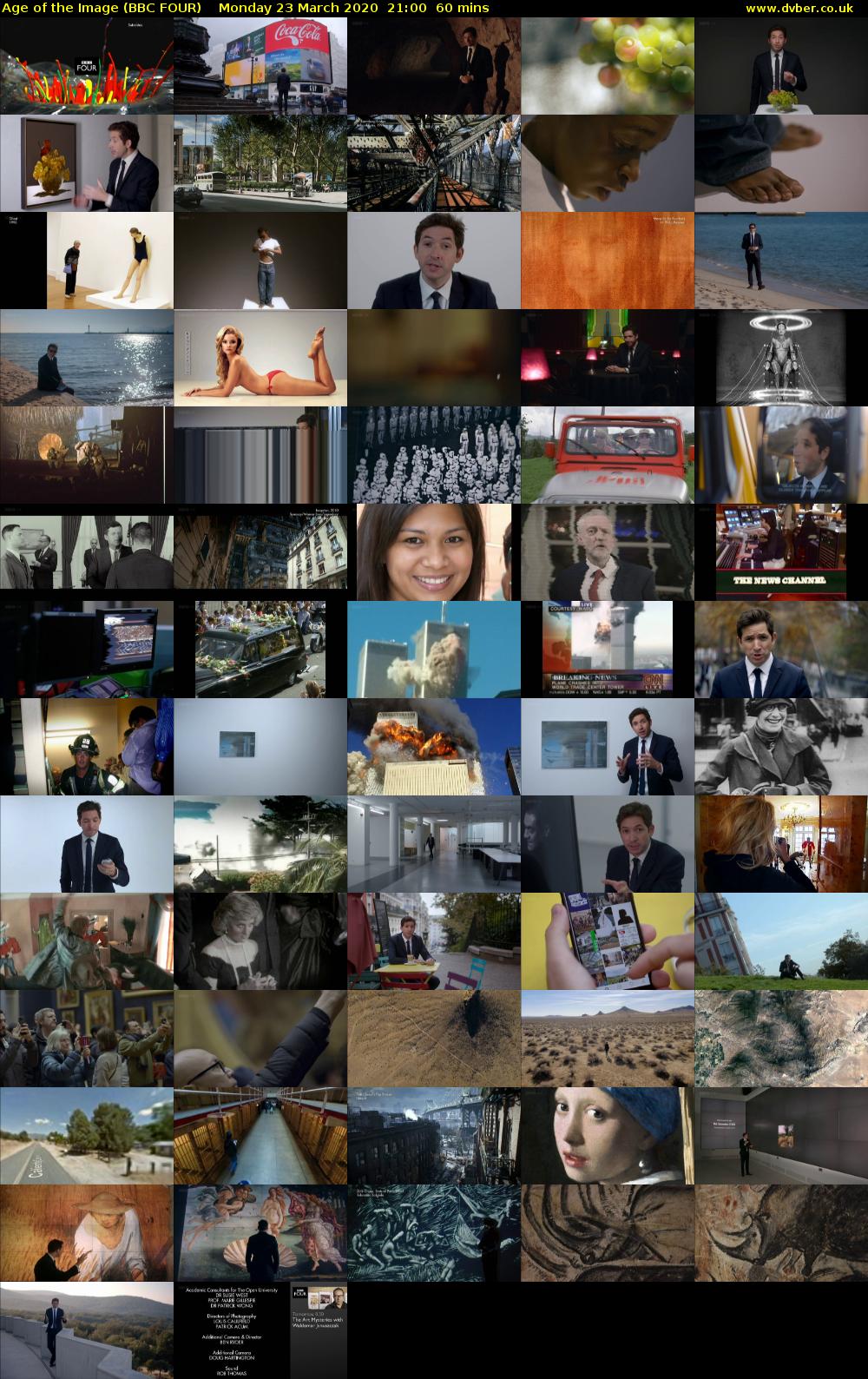 Age of the Image (BBC FOUR) Monday 23 March 2020 21:00 - 22:00