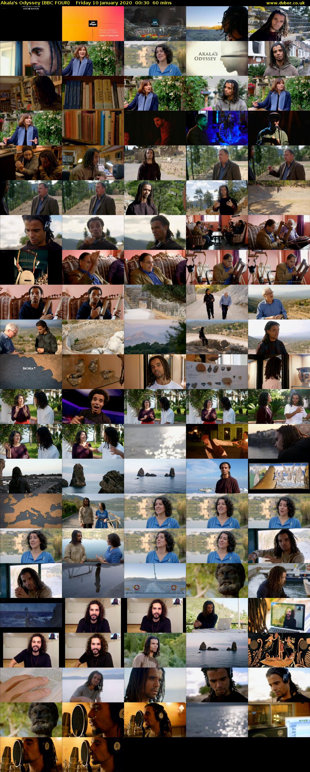 Akala's Odyssey (BBC FOUR) Friday 10 January 2020 00:30 - 01:30