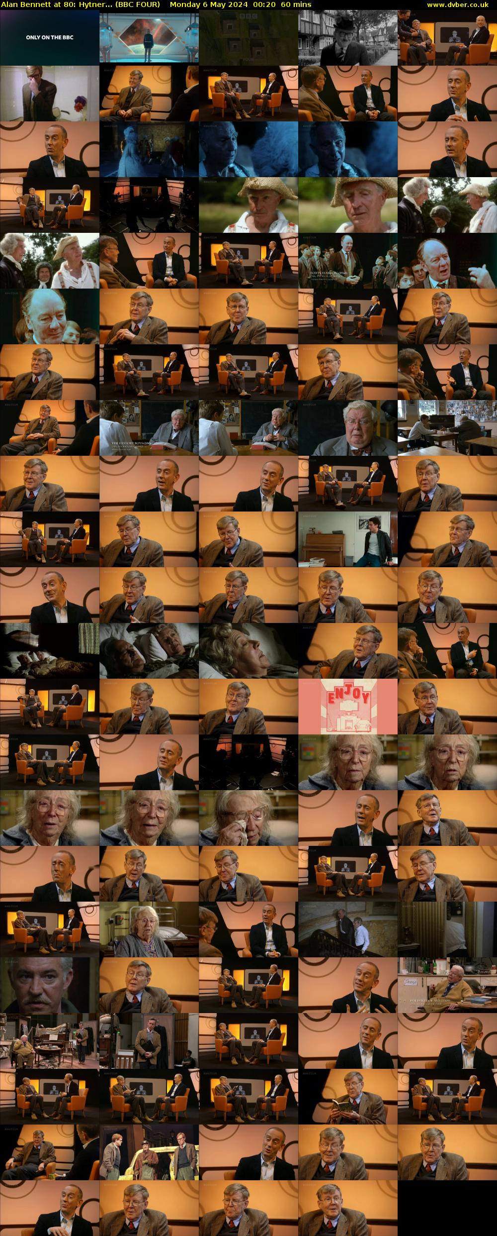 Alan Bennett at 80: Hytner... (BBC FOUR) Monday 6 May 2024 00:20 - 01:20