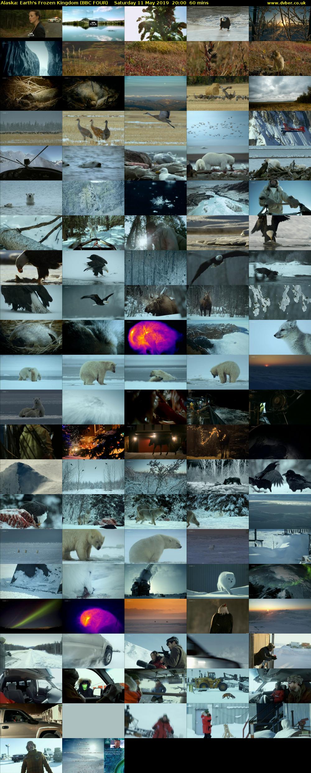 Alaska: Earth's Frozen Kingdom (BBC FOUR) Saturday 11 May 2019 20:00 - 21:00