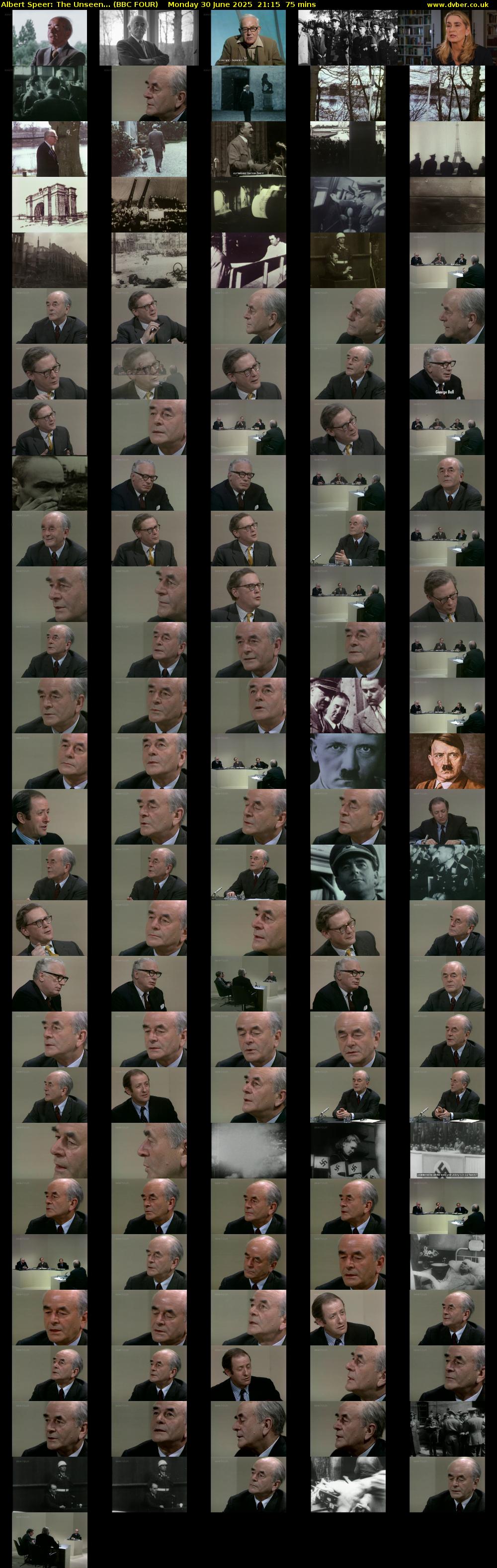 Albert Speer: The Unseen... (BBC FOUR) Monday 30 June 2025 21:15 - 22:30