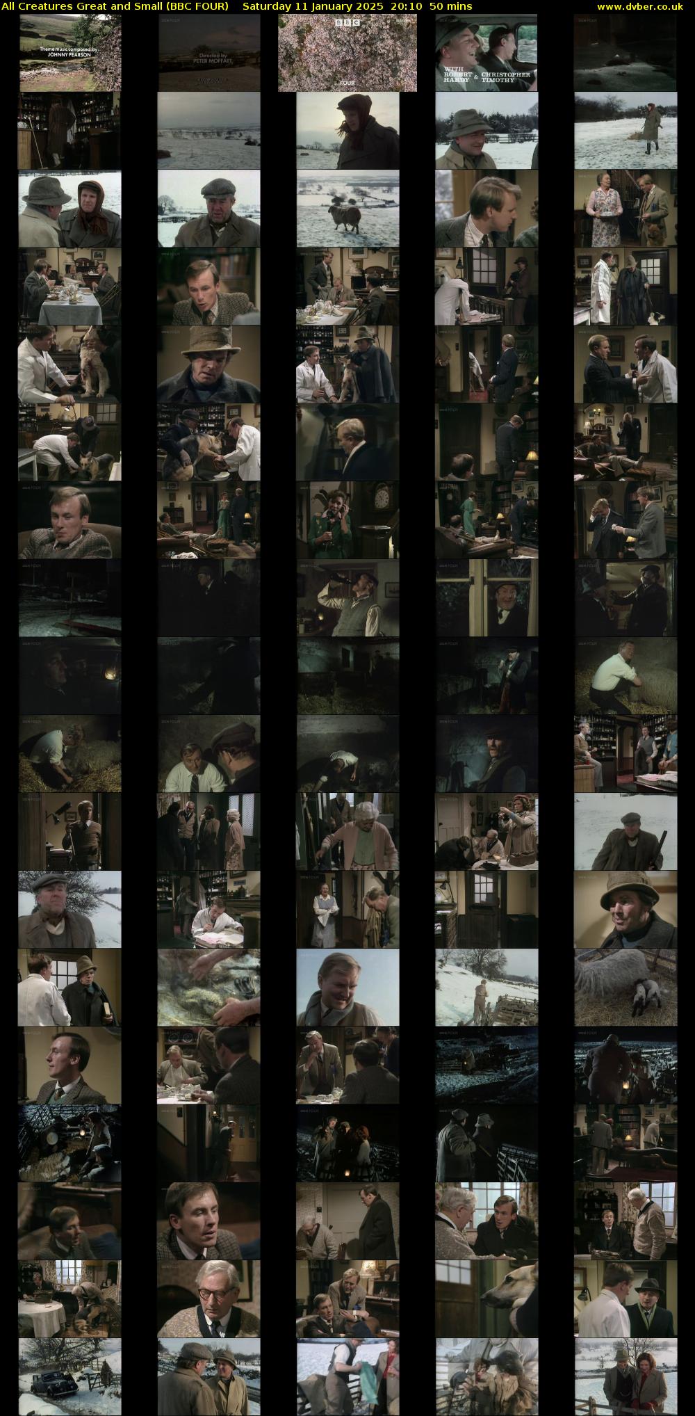 All Creatures Great and Small (BBC FOUR) Saturday 11 January 2025 20:10 - 21:00