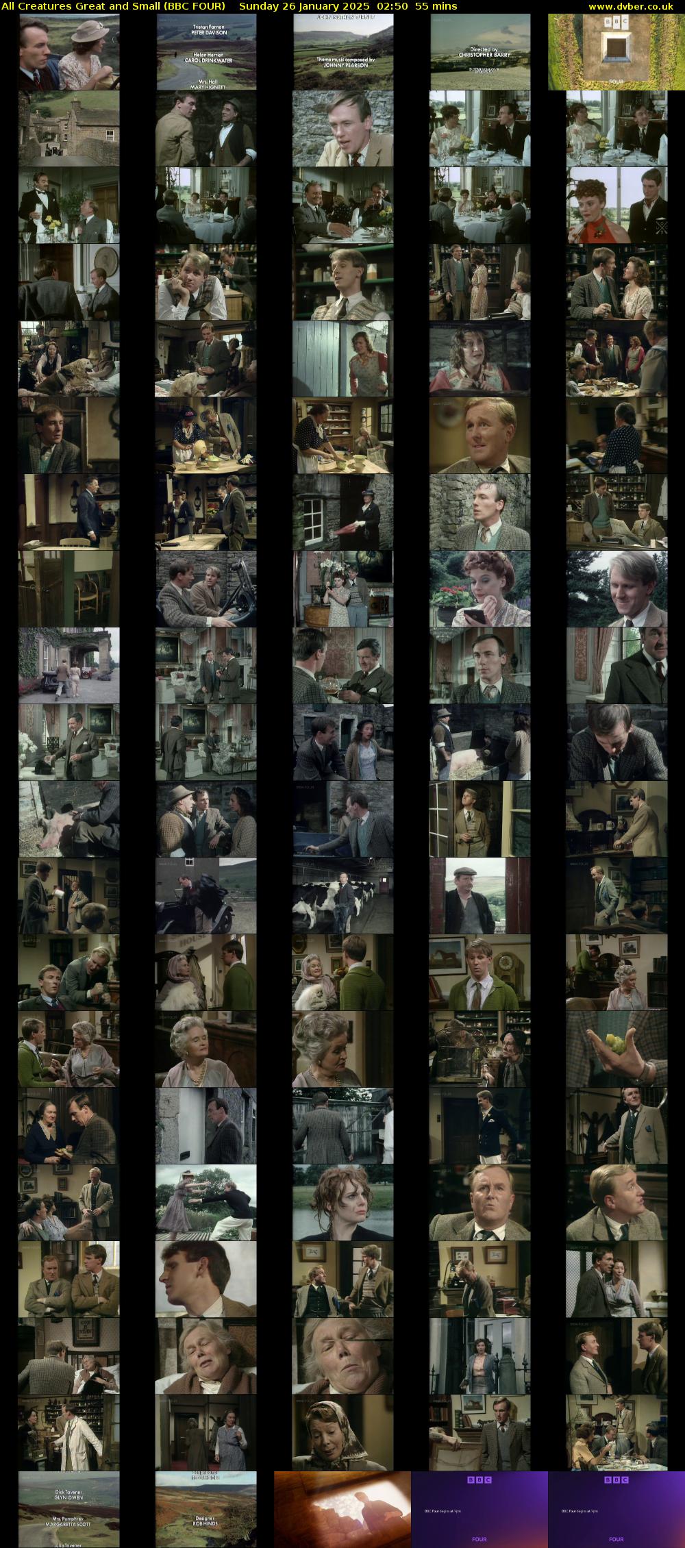 All Creatures Great and Small (BBC FOUR) Sunday 26 January 2025 02:50 - 03:45