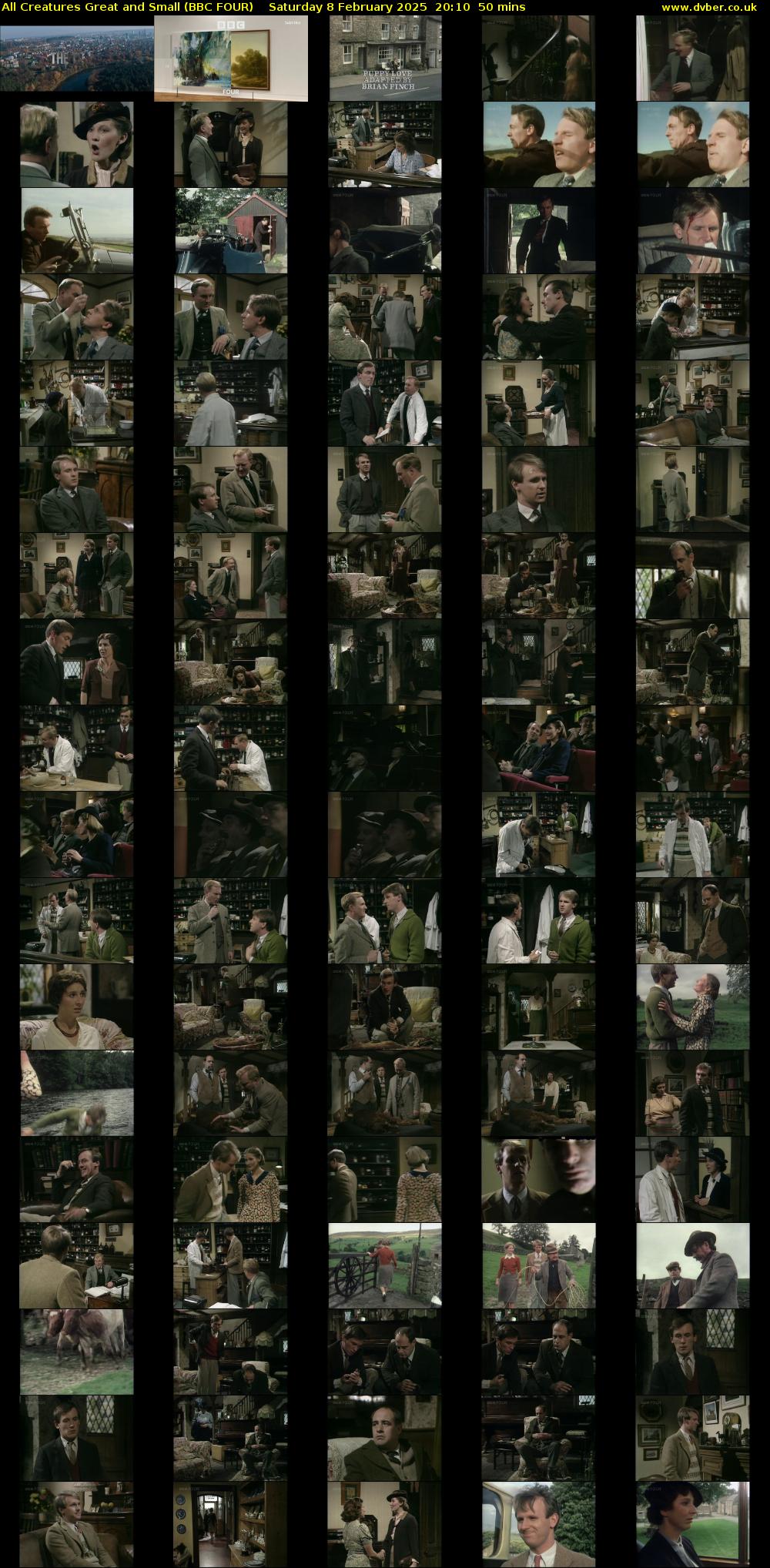 All Creatures Great and Small (BBC FOUR) Saturday 8 February 2025 20:10 - 21:00