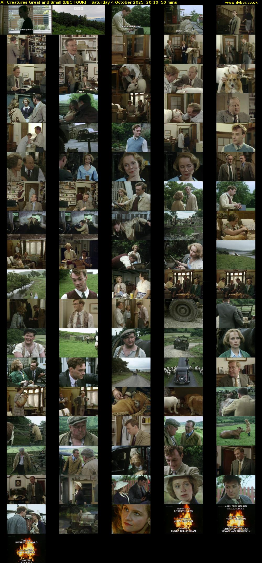 All Creatures Great and Small (BBC FOUR) Saturday 4 October 2025 20:10 - 21:00
