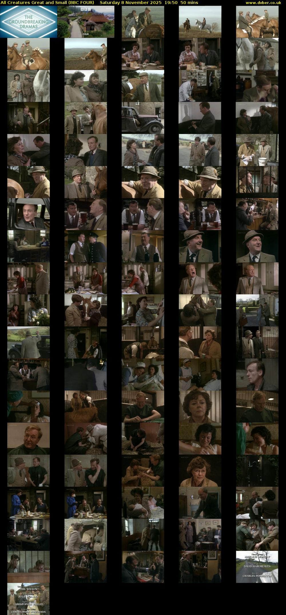 All Creatures Great and Small (BBC FOUR) Saturday 8 November 2025 19:50 - 20:40