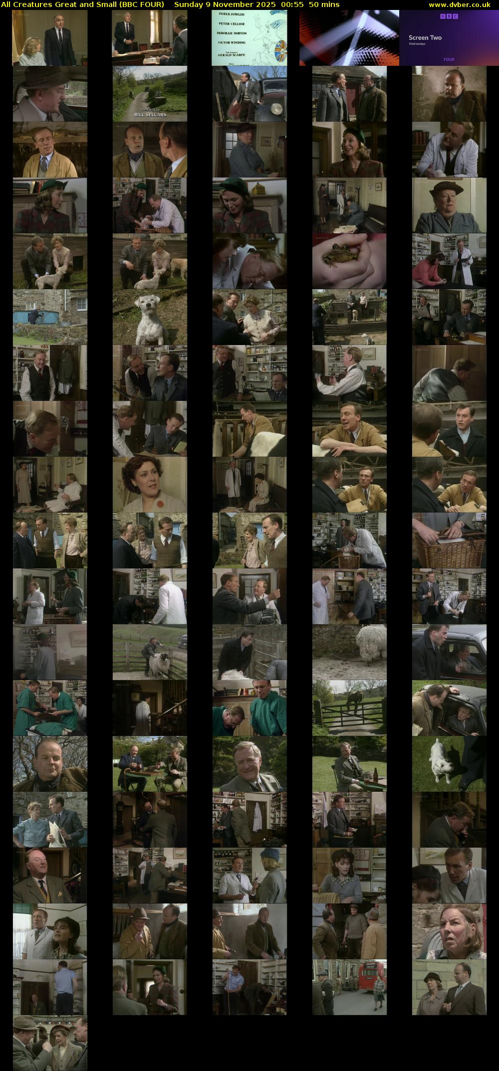 All Creatures Great and Small (BBC FOUR) Sunday 9 November 2025 00:55 - 01:45