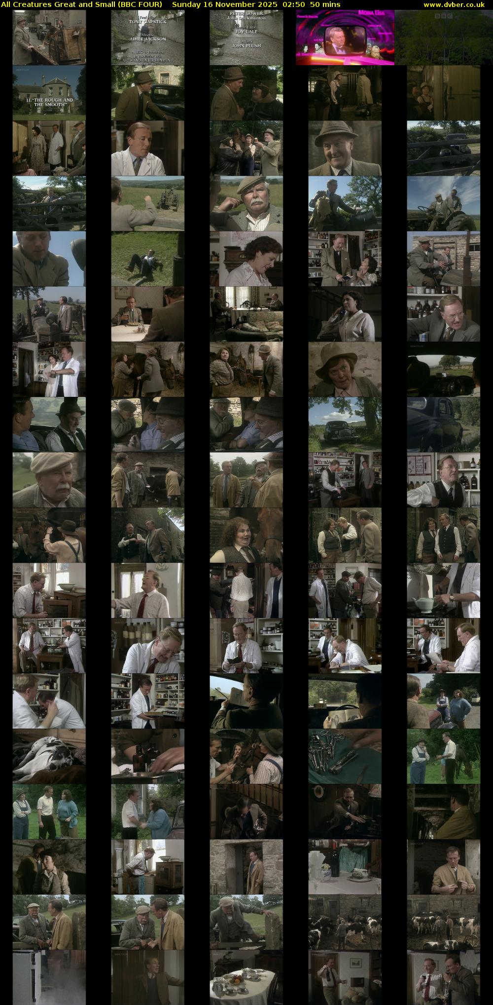 All Creatures Great and Small (BBC FOUR) Sunday 16 November 2025 02:50 - 03:40