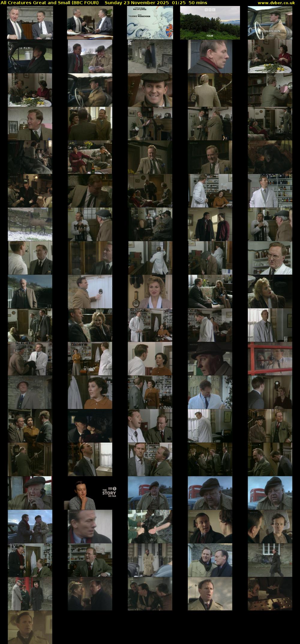 All Creatures Great and Small (BBC FOUR) Sunday 23 November 2025 01:25 - 02:15