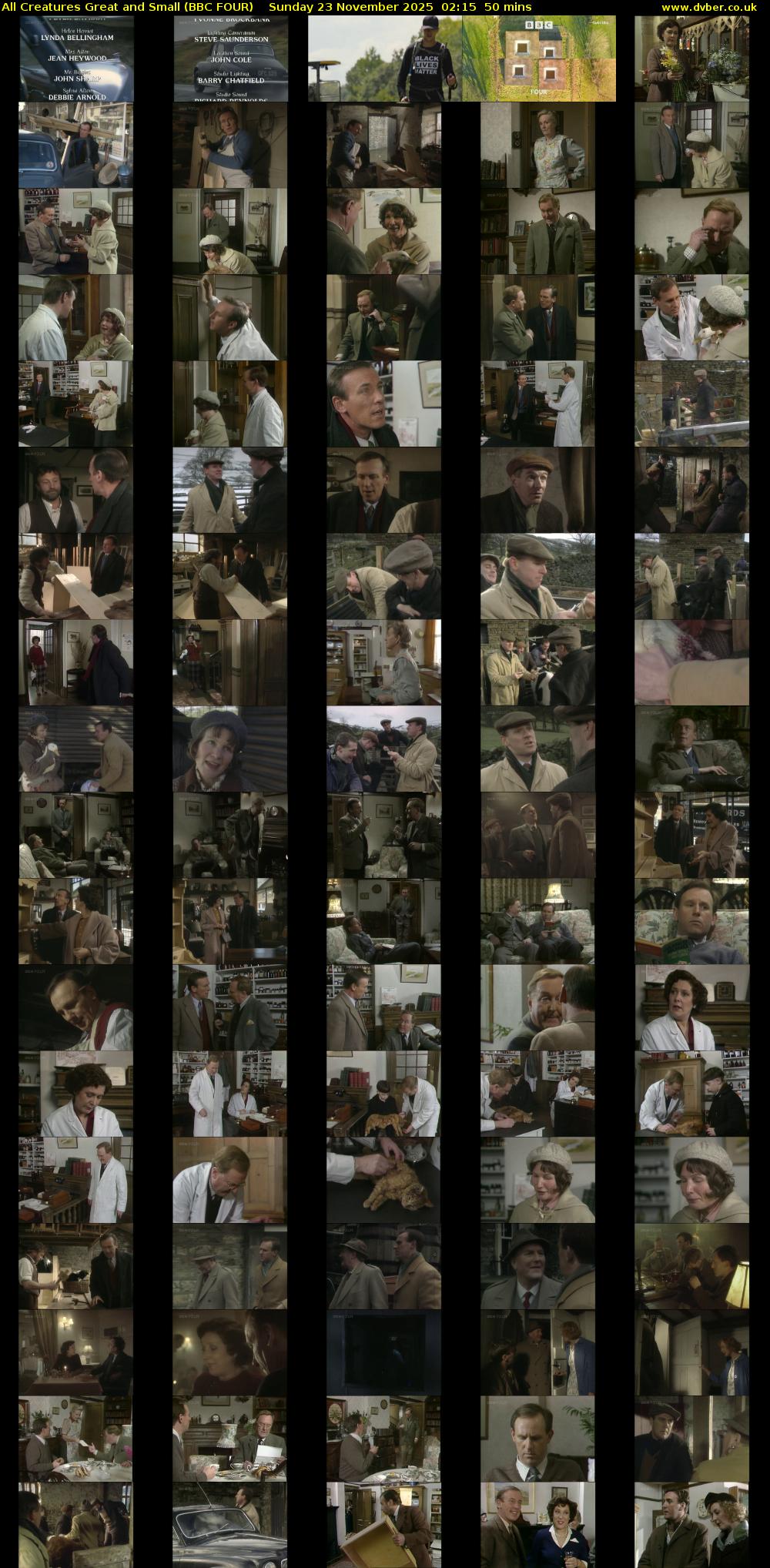 All Creatures Great and Small (BBC FOUR) Sunday 23 November 2025 02:15 - 03:05