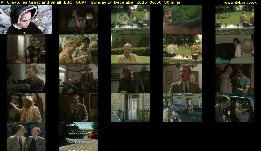 All Creatures Great and Small (BBC FOUR) Sunday 14 December 2025 00:50 - 01:40