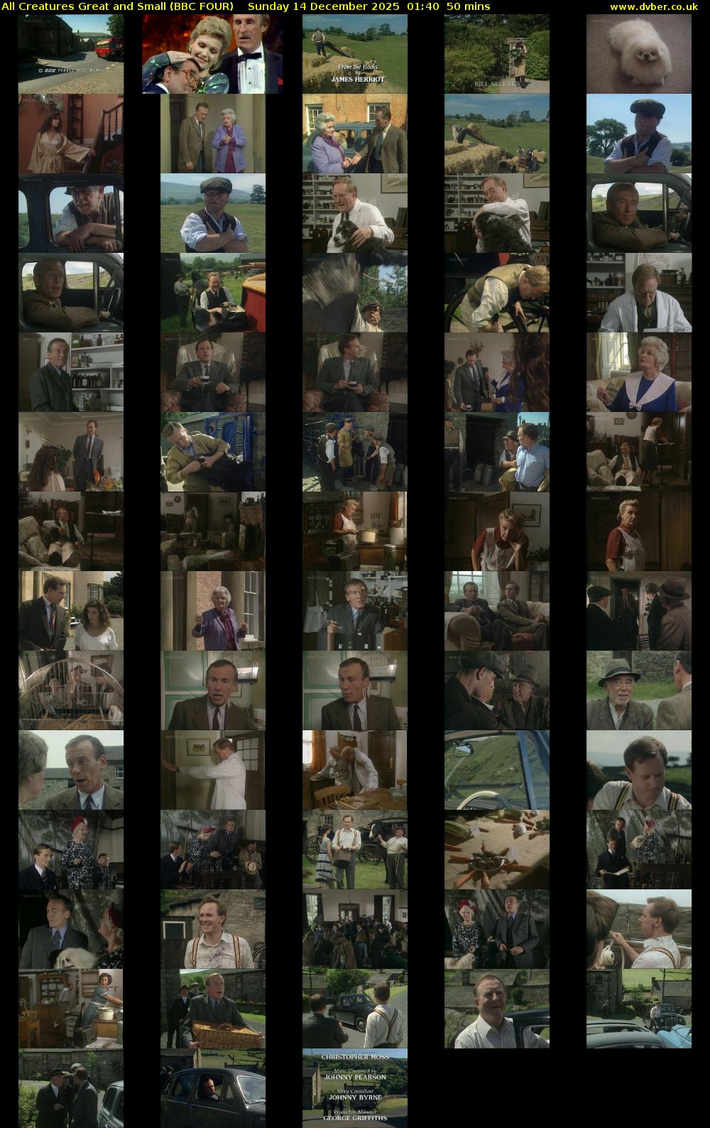 All Creatures Great and Small (BBC FOUR) Sunday 14 December 2025 01:40 - 02:30