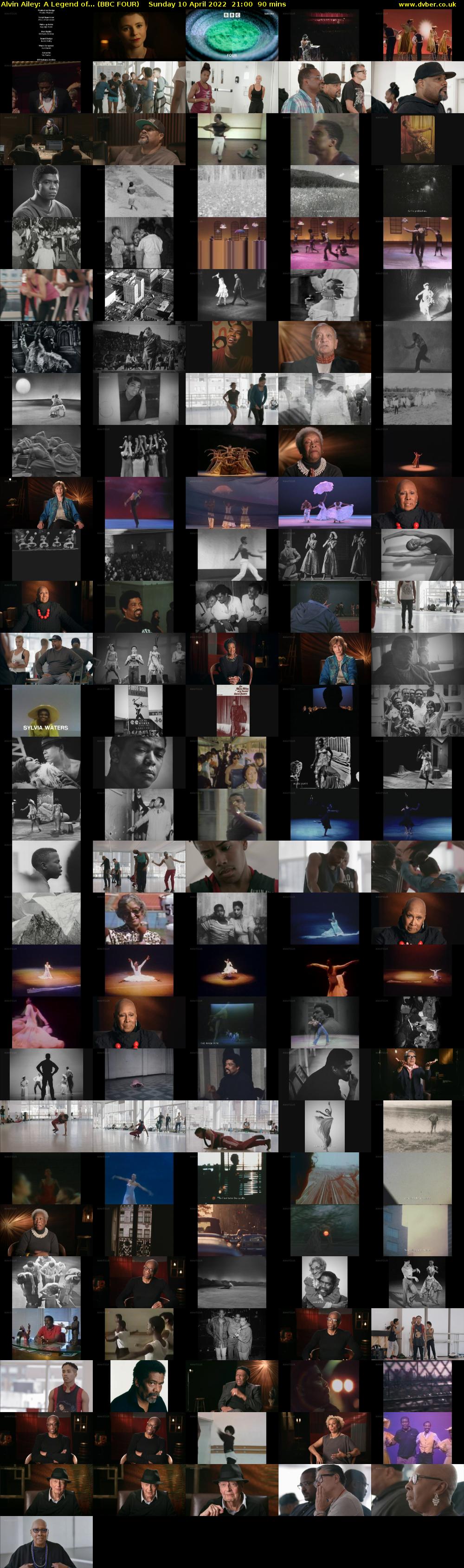 Alvin Ailey: A Legend of... (BBC FOUR) Sunday 10 April 2022 21:00 - 22:30