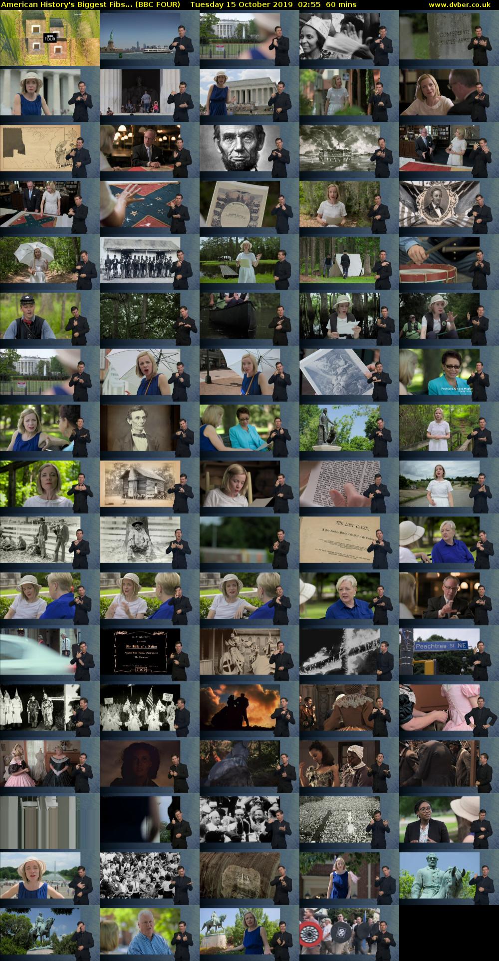 American History's Biggest Fibs... (BBC FOUR) Tuesday 15 October 2019 02:55 - 03:55
