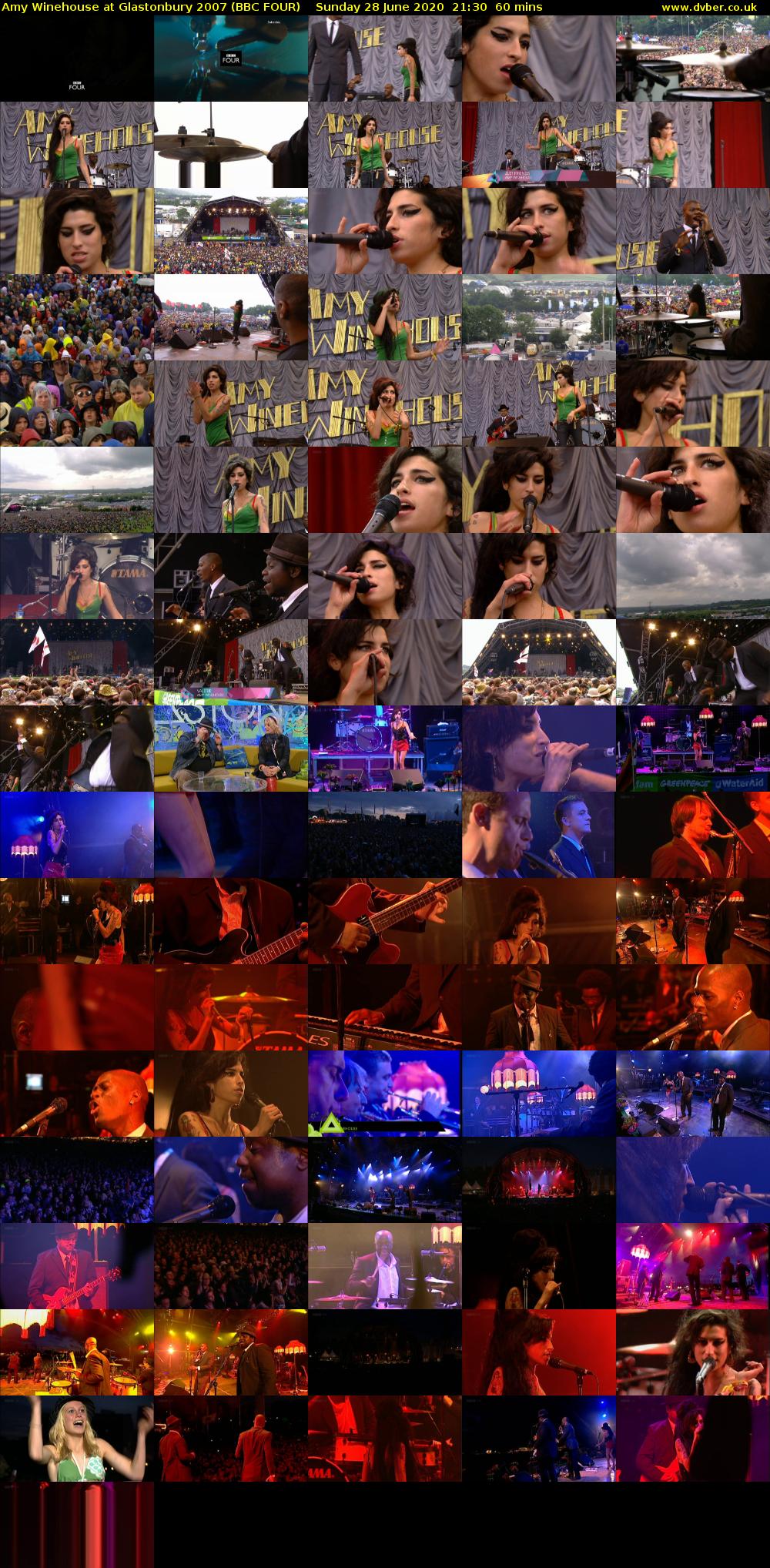 Amy Winehouse at Glastonbury 2007 (BBC FOUR) Sunday 28 June 2020 21:30 - 22:30