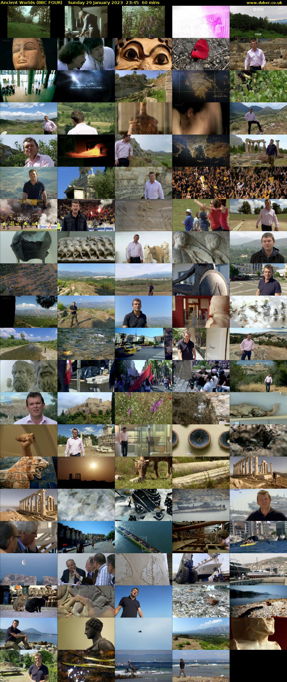 Ancient Worlds (BBC FOUR) Sunday 29 January 2023 23:45 - 00:45
