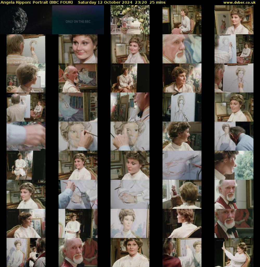 Angela Rippon: Portrait (BBC FOUR) Saturday 12 October 2024 23:20 - 23:45