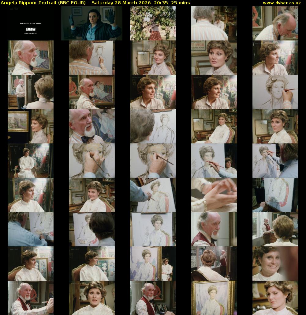 Angela Rippon: Portrait (BBC FOUR) Saturday 28 March 2026 20:35 - 21:00