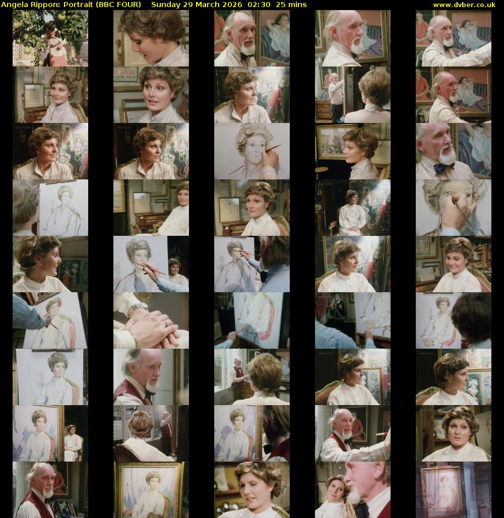 Angela Rippon: Portrait (BBC FOUR) Sunday 29 March 2026 02:30 - 02:55