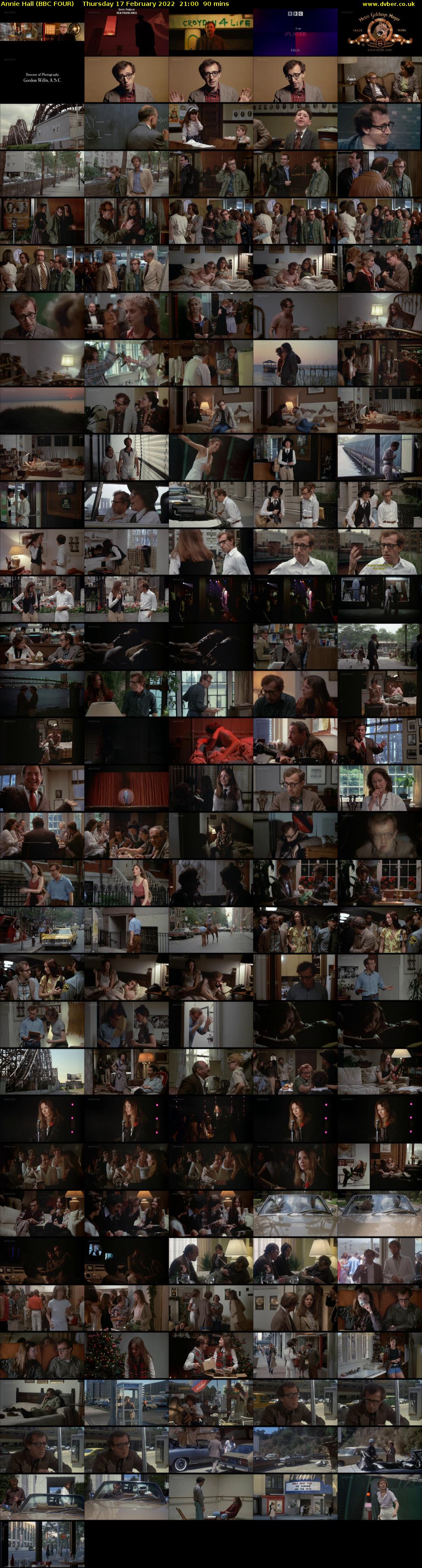 Annie Hall (BBC FOUR) Thursday 17 February 2022 21:00 - 22:30