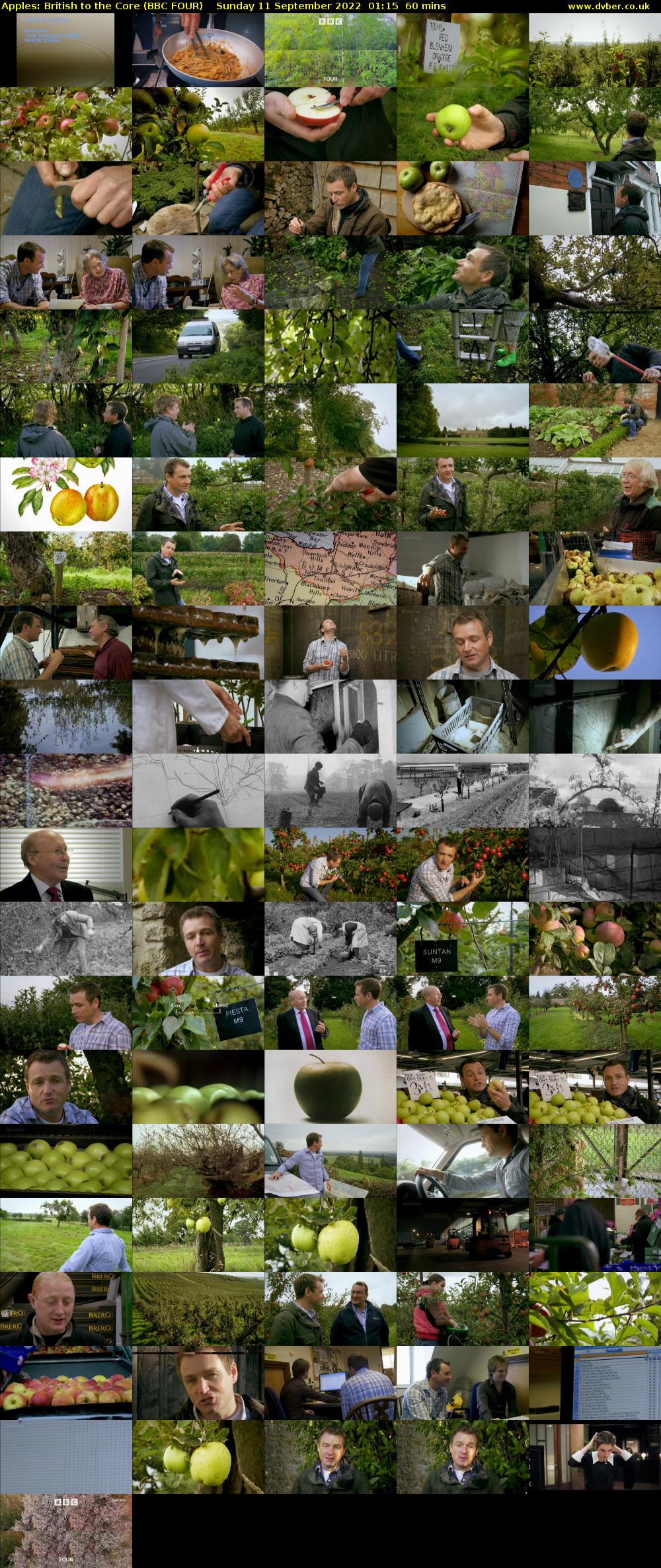 Apples: British to the Core (BBC FOUR) Sunday 11 September 2022 01:15 - 02:15