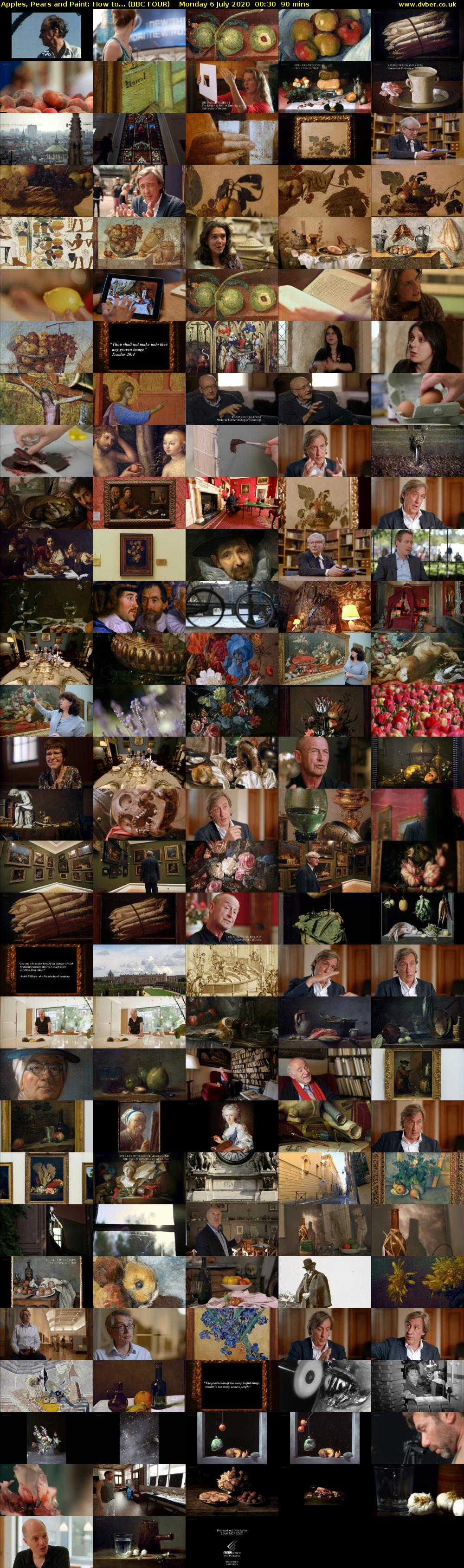 Apples, Pears and Paint: How to... (BBC FOUR) Monday 6 July 2020 00:30 - 02:00