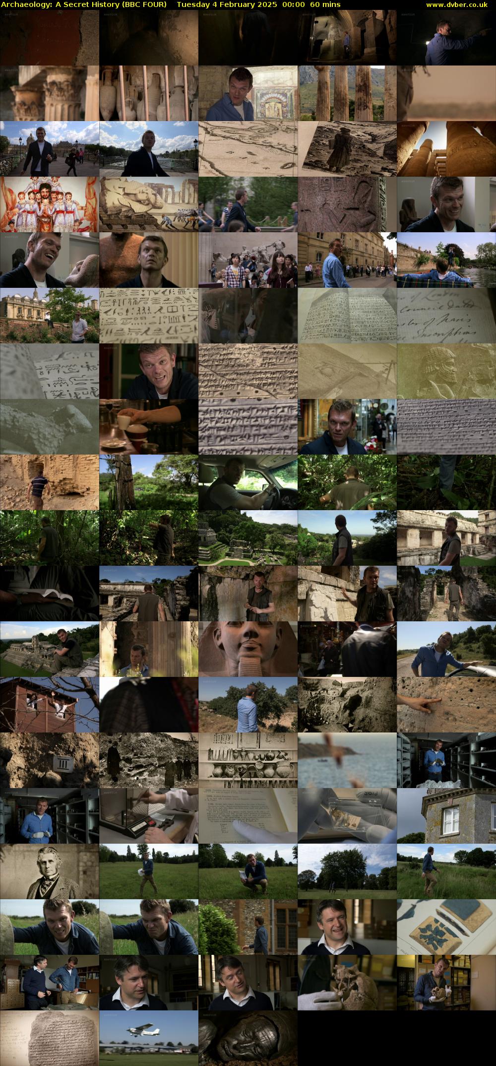 Archaeology: A Secret History (BBC FOUR) Tuesday 4 February 2025 00:00 - 01:00