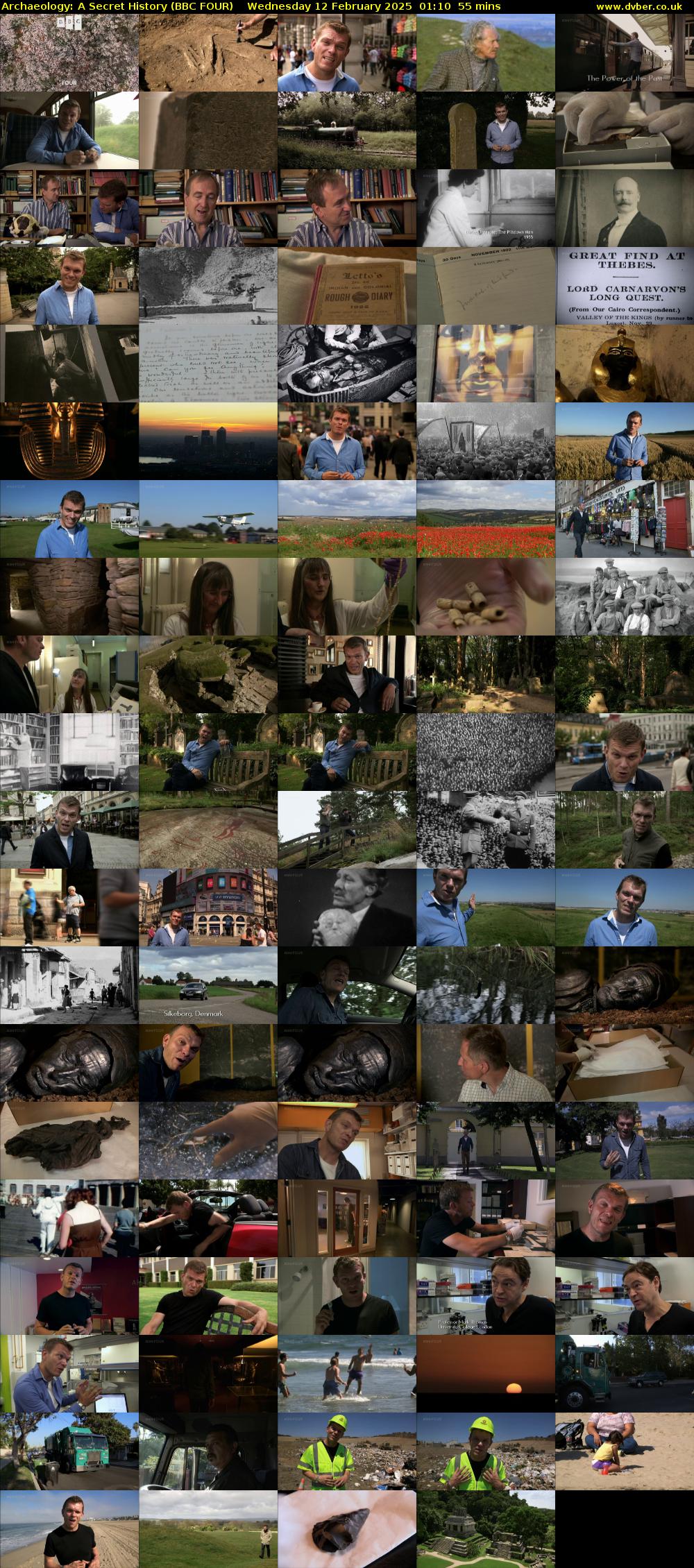 Archaeology: A Secret History (BBC FOUR) Wednesday 12 February 2025 01:10 - 02:05