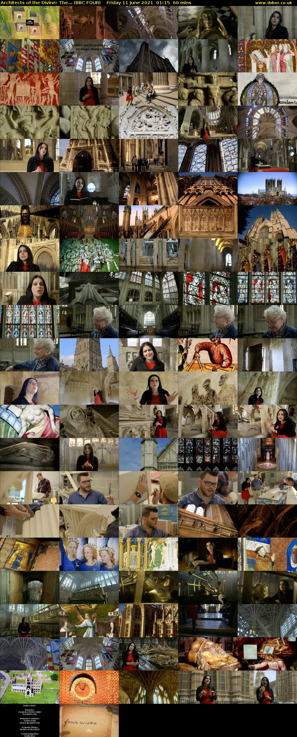 Architects of the Divine: The... (BBC FOUR) Friday 11 June 2021 01:15 - 02:15
