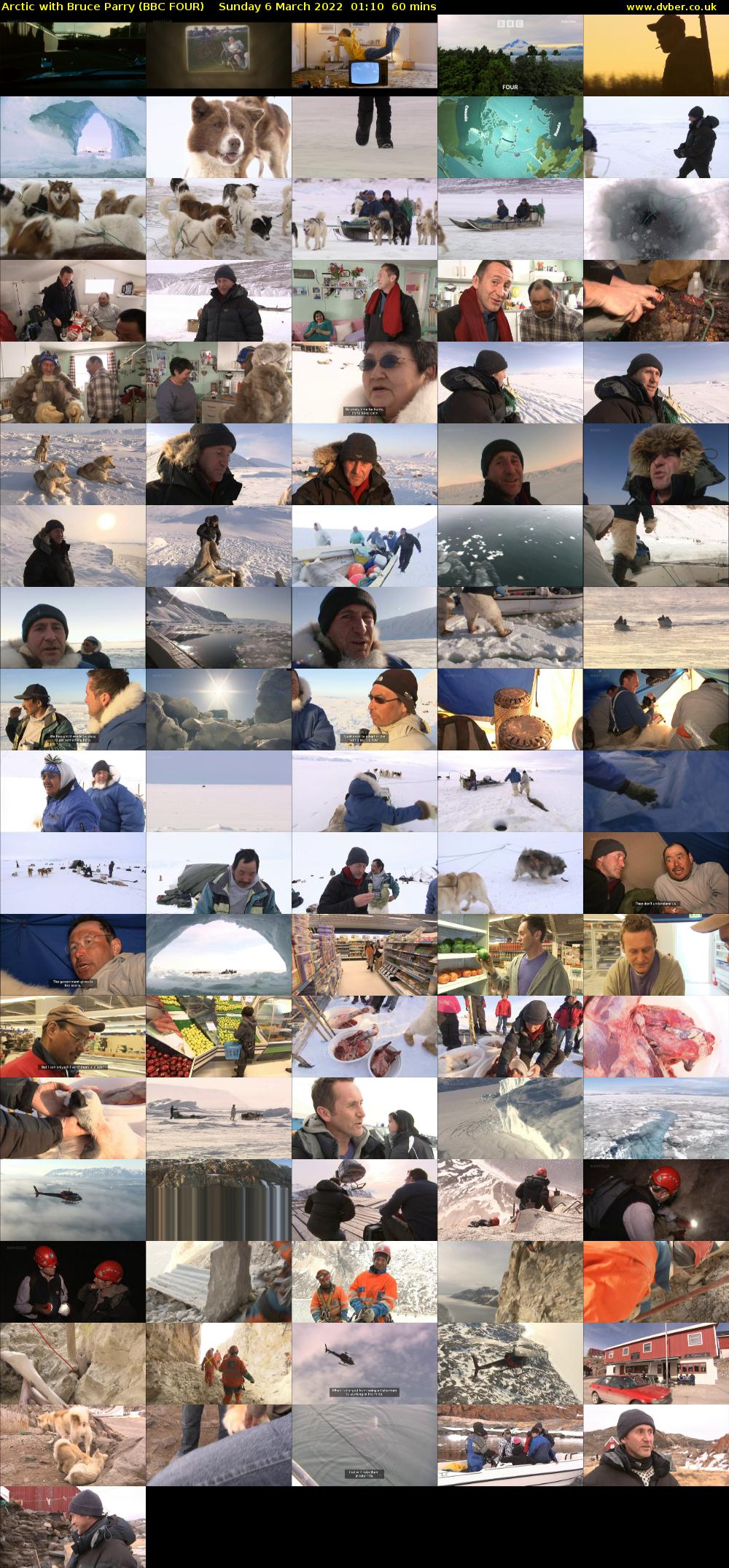 Arctic with Bruce Parry (BBC FOUR) Sunday 6 March 2022 01:10 - 02:10