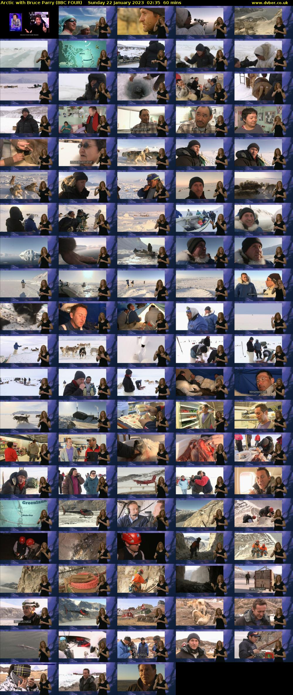 Arctic with Bruce Parry (BBC FOUR) Sunday 22 January 2023 02:35 - 03:35
