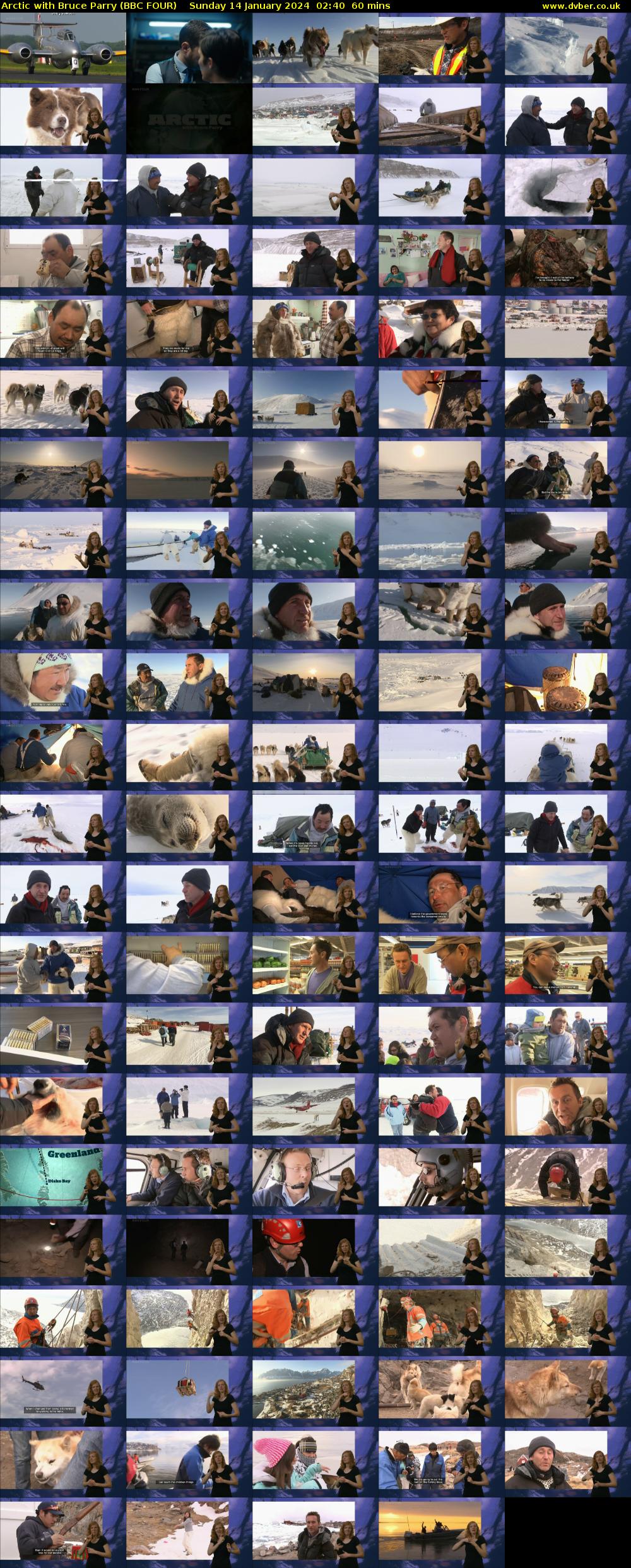 Arctic with Bruce Parry (BBC FOUR) Sunday 14 January 2024 02:40 - 03:40
